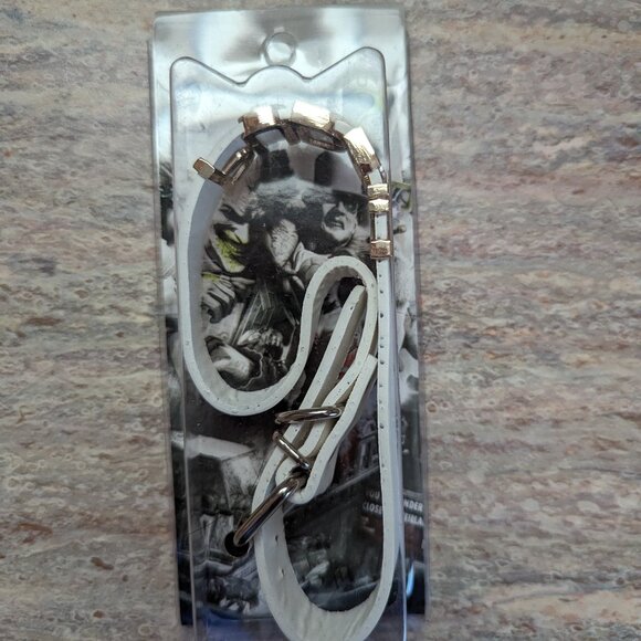 White Puddin Harley Quinn Choker Necklace 3/4' W NWT - Picture 6 of 7